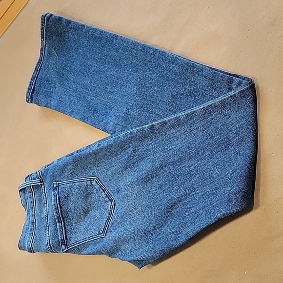 Old Navy, Size 0 Mid RIse Kicker Boot Cut Blue Jeans, Gently Used Condition - Picture 1 of 14